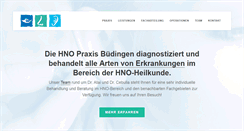 Desktop Screenshot of hno-buedingen.de